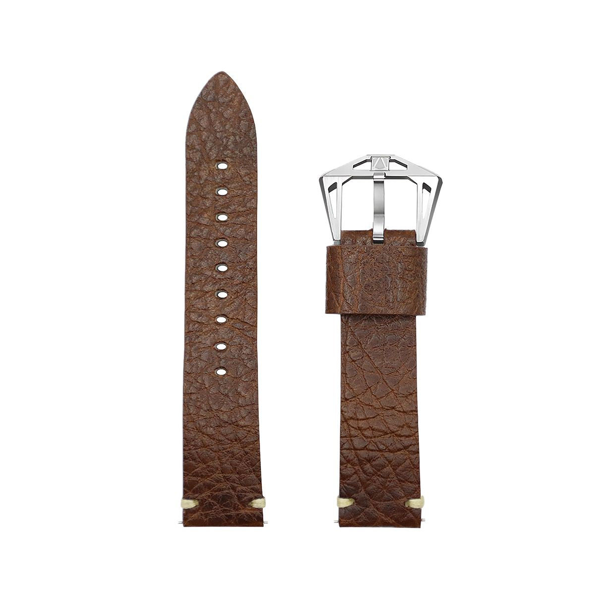 22mm Italian Leather Strap Style A – AquatridentWatch