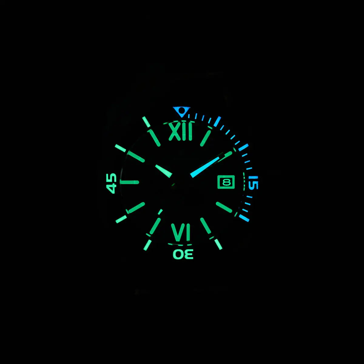 Jaws Bronze Watch. Green Roman Dial. 40Mm. Aq-23008-01 Watches